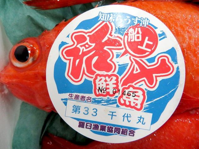 修飾しきれないほどの良さ キンキ 横浜丸魚株式会社